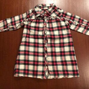 babyGap Flannel Shirtdress